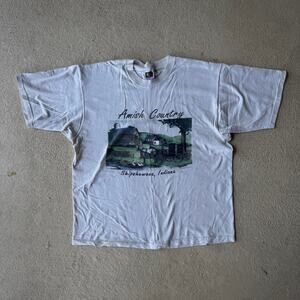 Vintage Amish Country T-Shirt - Men's L